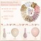 Dusty Pink Balloon Arch Garland Kit, Neutral Baby Pink Ivory White Sand Nude Rose Gold Confetti Balloons